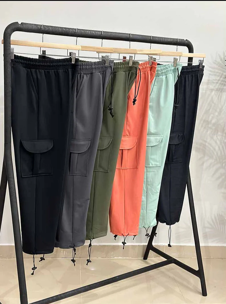 American Oversized Cargo Trouser - Black - Image 2