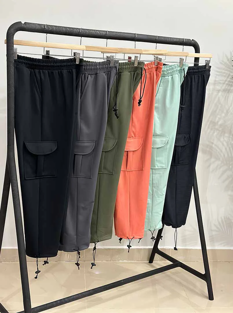 American Oversized Cargo Trouser - Coral - Image 2