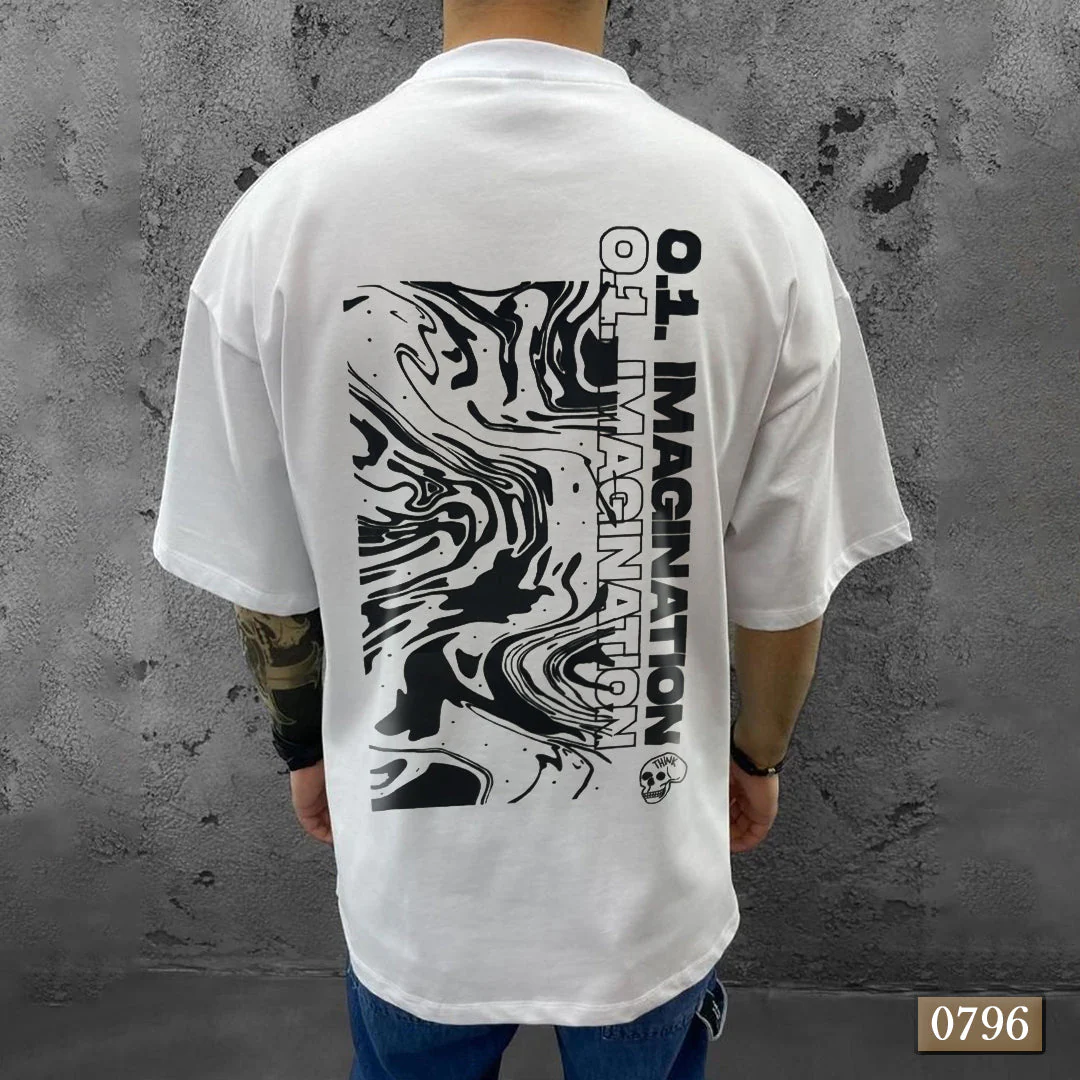 American T-Shirts - White 0796 - Image 2