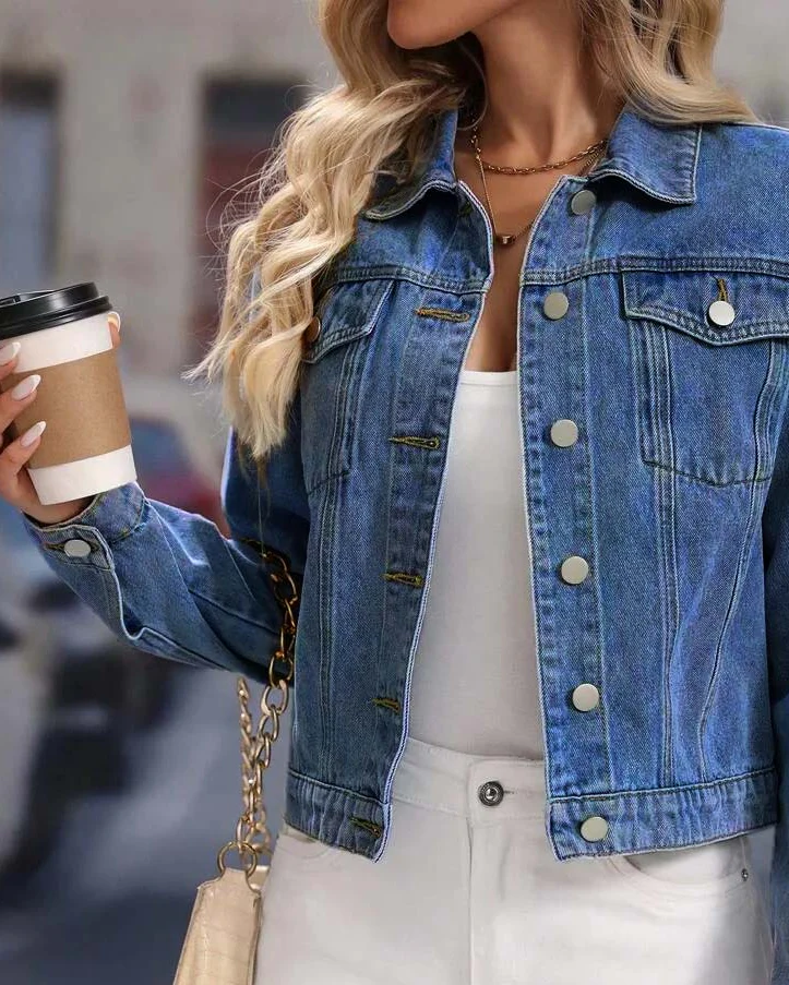 Elena Denim Jacket - Image 3