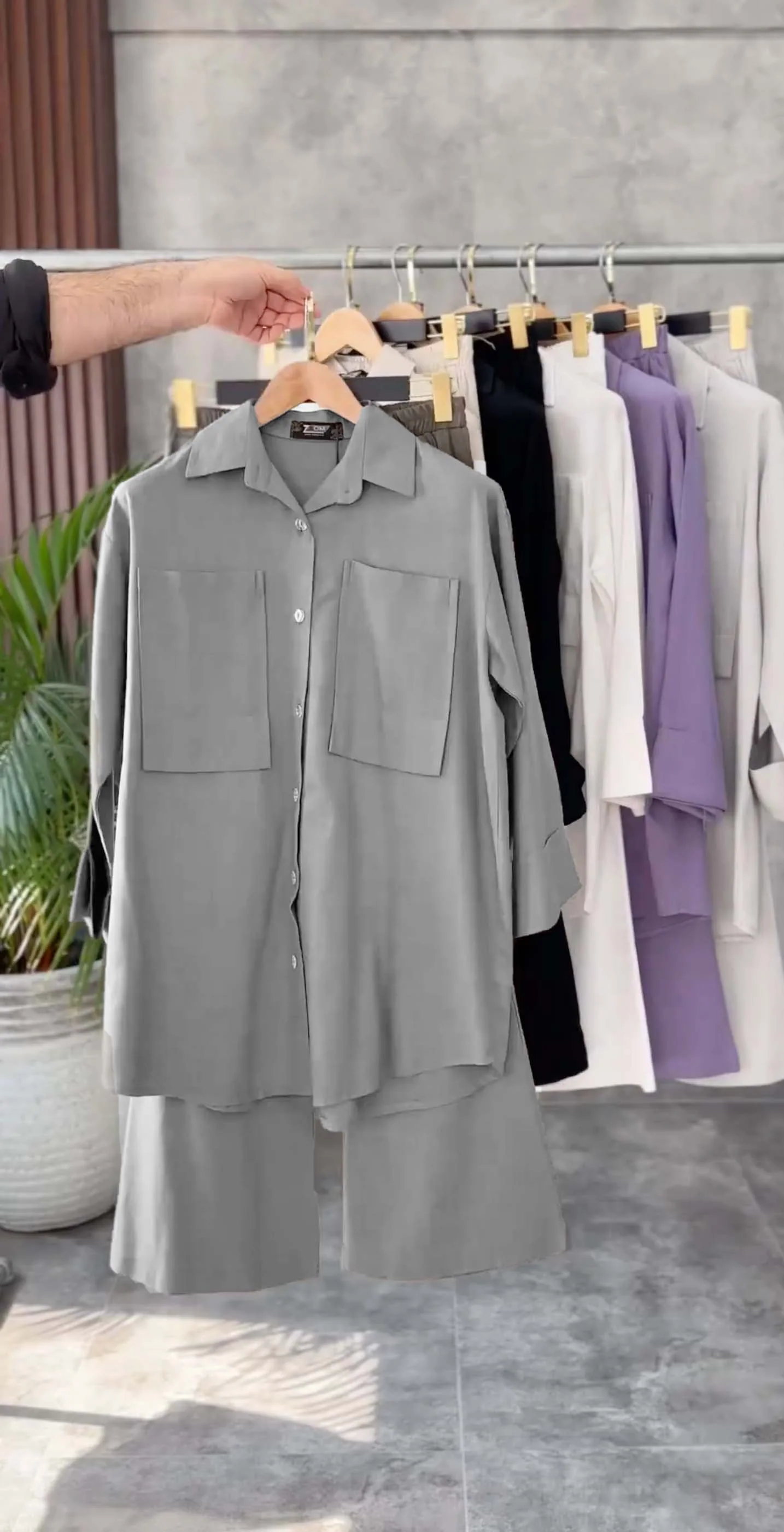 Front Pock Long Shirt & Trouser - 50 % OFF - Image 3