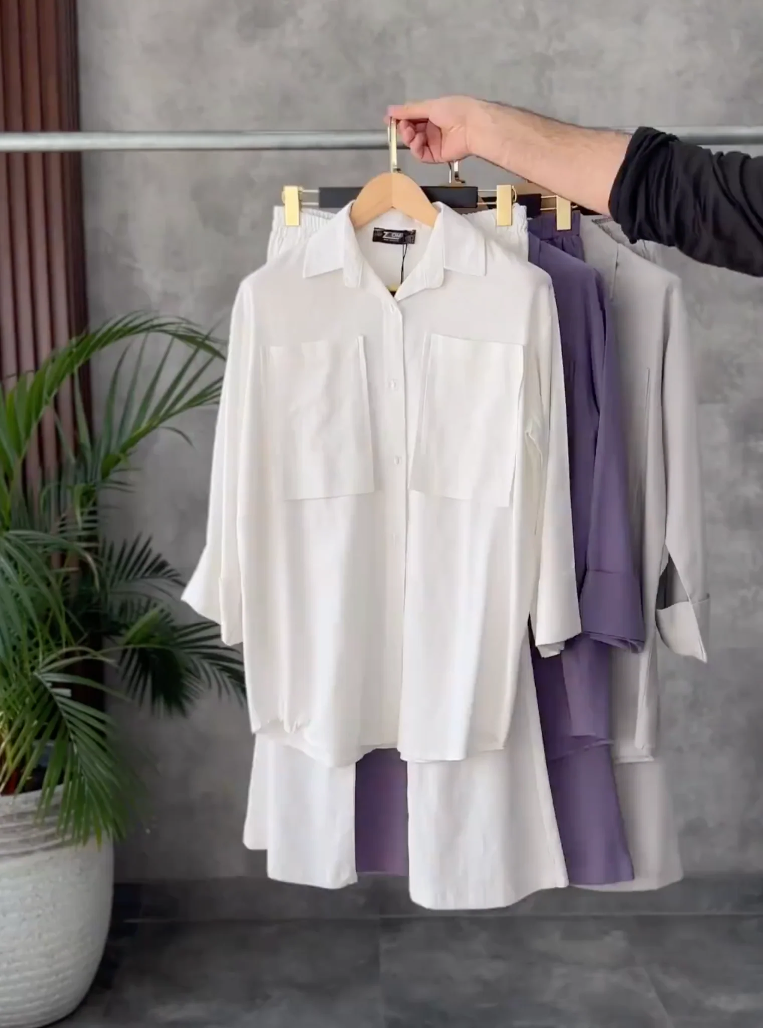 Front Pock Long Shirt & Trouser - 50 % OFF - Image 4