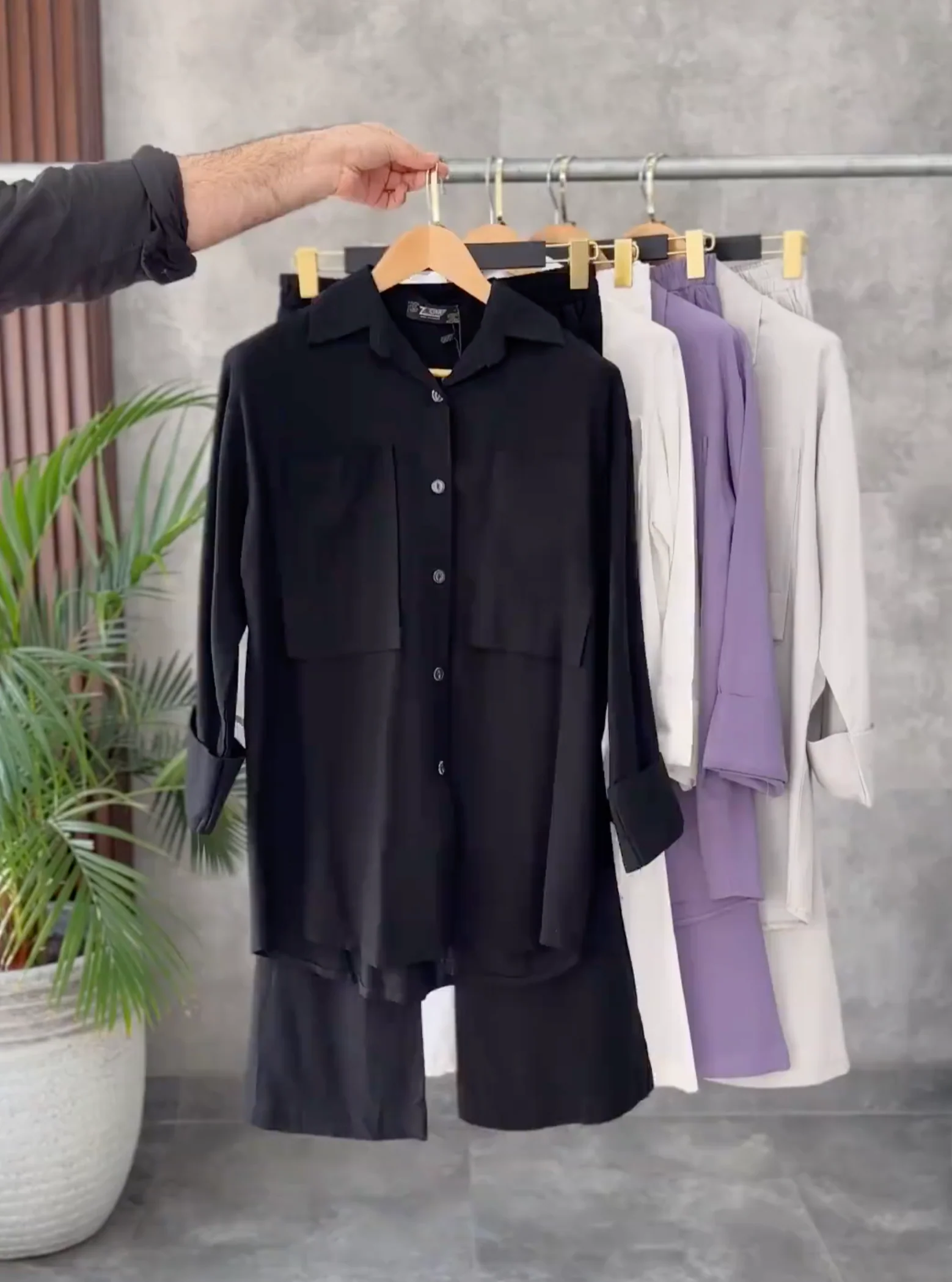 Front Pock Long Shirt & Trouser - 50 % OFF - Image 5