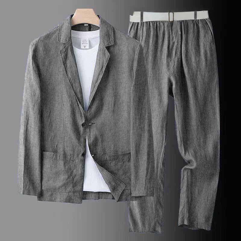 Linen Blazer Sets Italian Fabric - SALE - Image 2