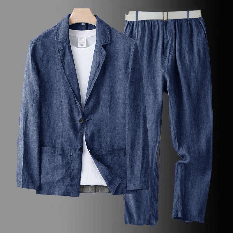 Linen Blazer Sets Italian Fabric - SALE - Image 3