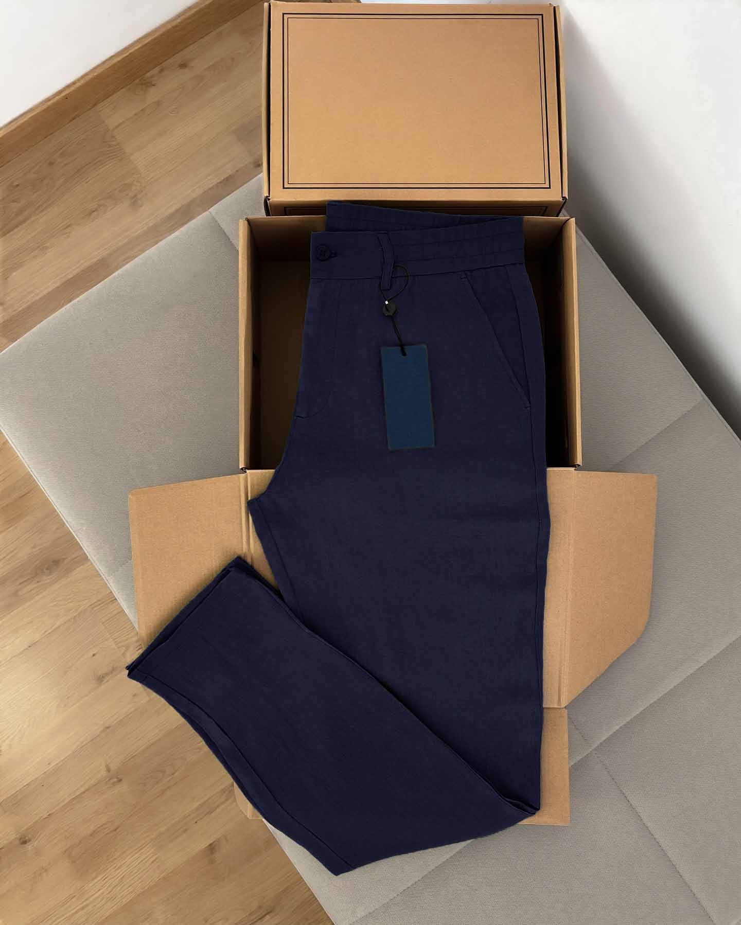Men Linen Trousers - 50% OFF - Image 3