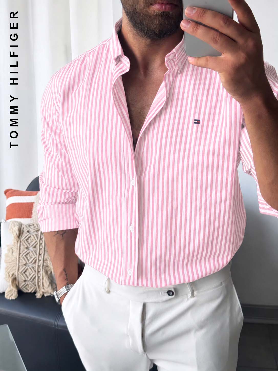 Men Stripe Shirts - Trending Stock - Image 2
