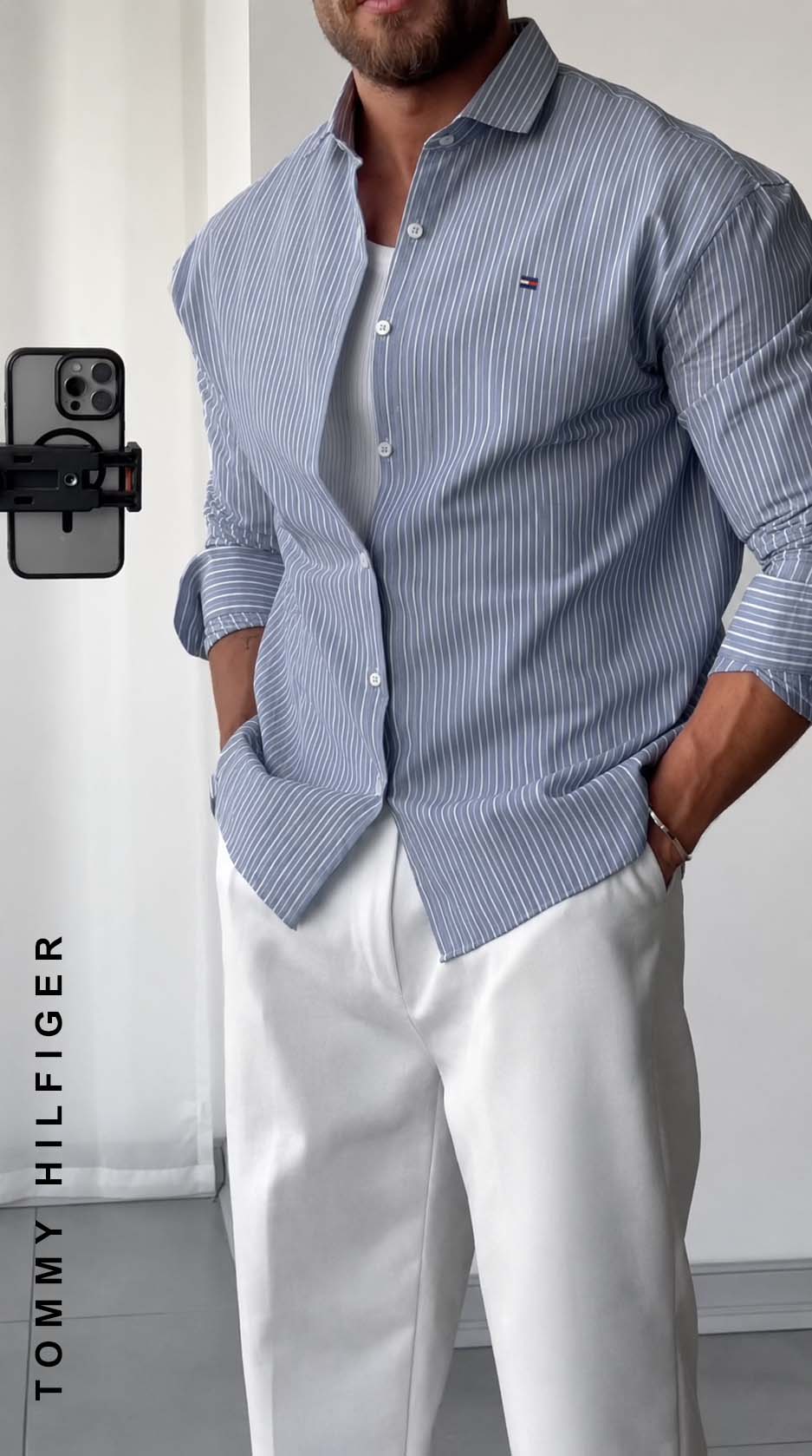 Men Stripe Shirts - Trending Stock - Image 3