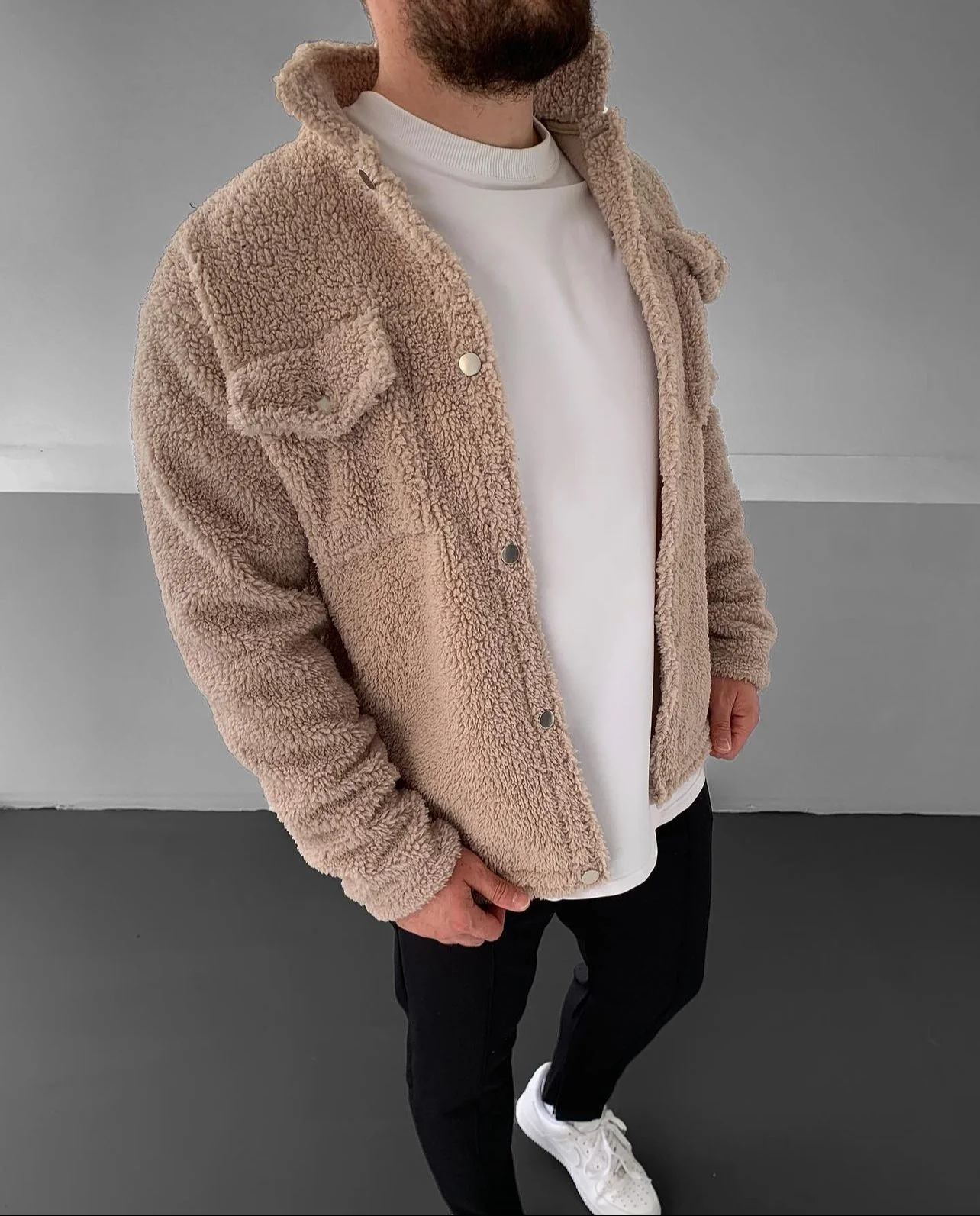 Minimal Teddy Jacket - 40% Off - Image 3