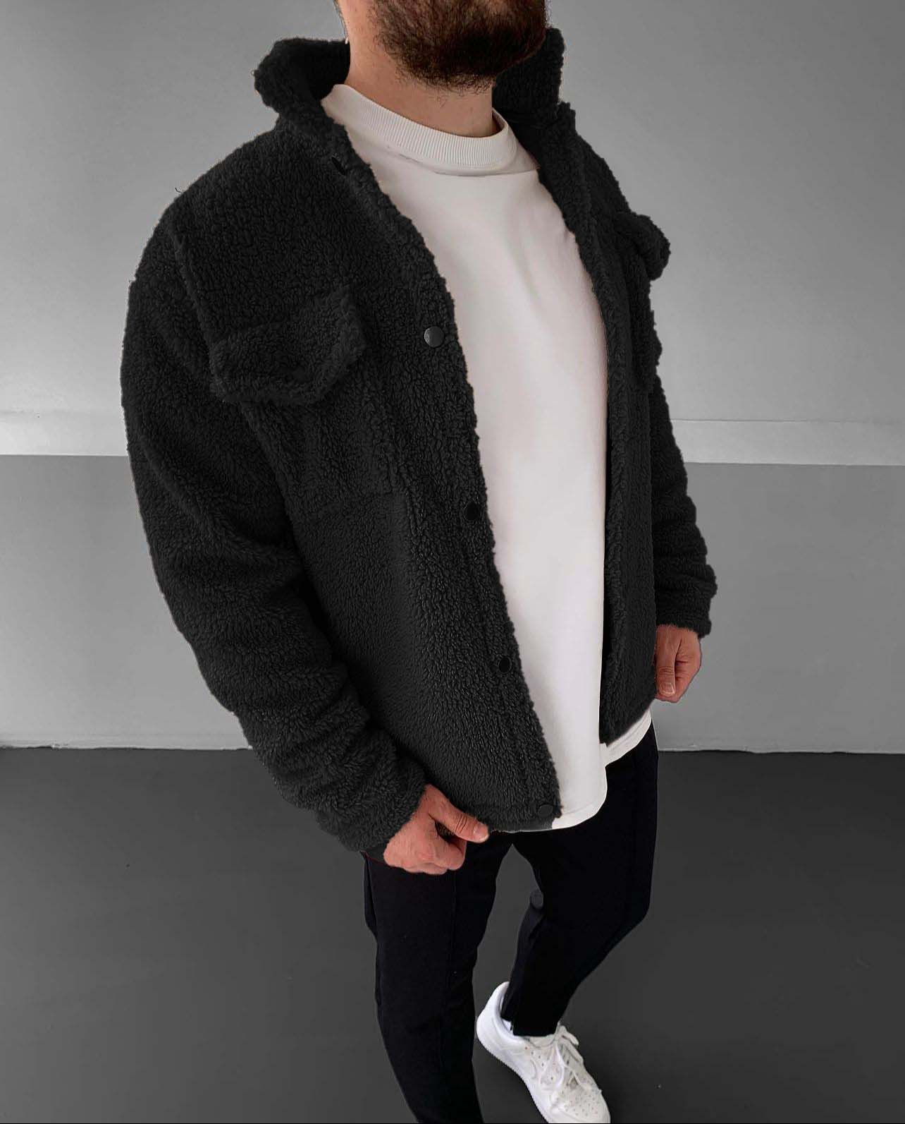 Minimal Teddy Jacket - 40% Off - Image 5