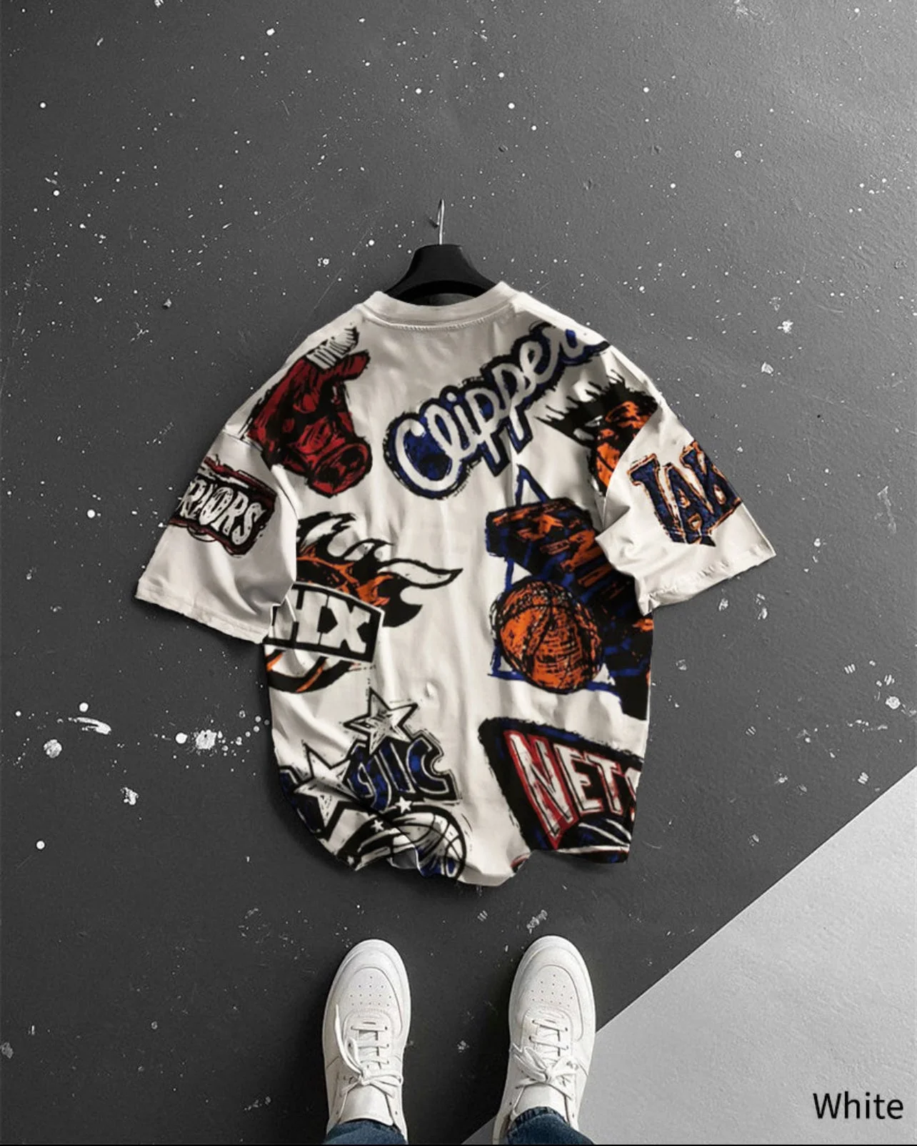 Oversize Clipper Printed T-Shirt - 40% Off - Image 5