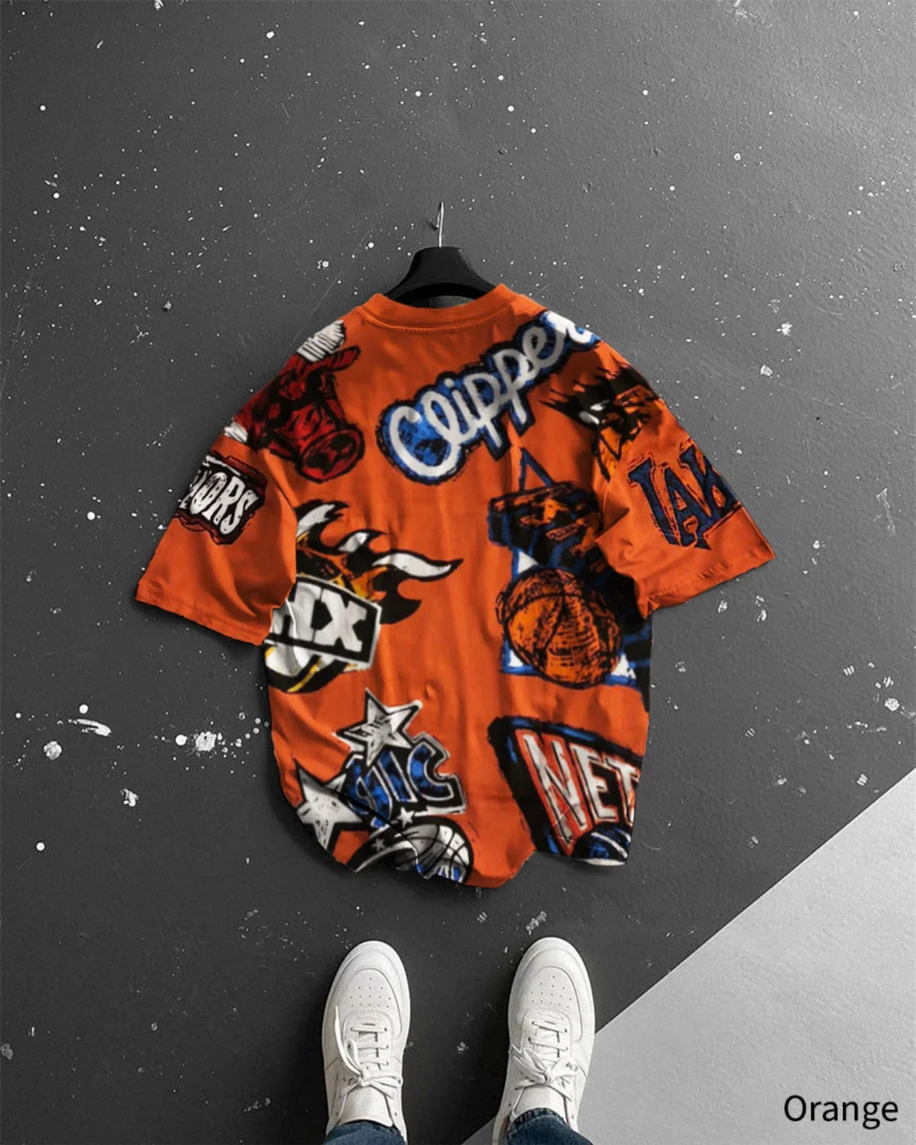 Oversize Clipper Printed T-Shirt - 40% Off - Image 7