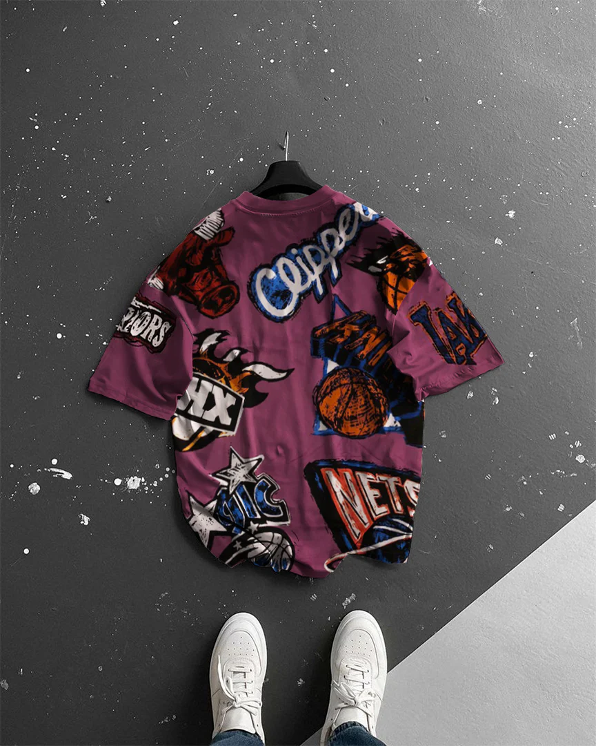 Oversize Clipper Printed T-Shirt - 40% Off - Image 8