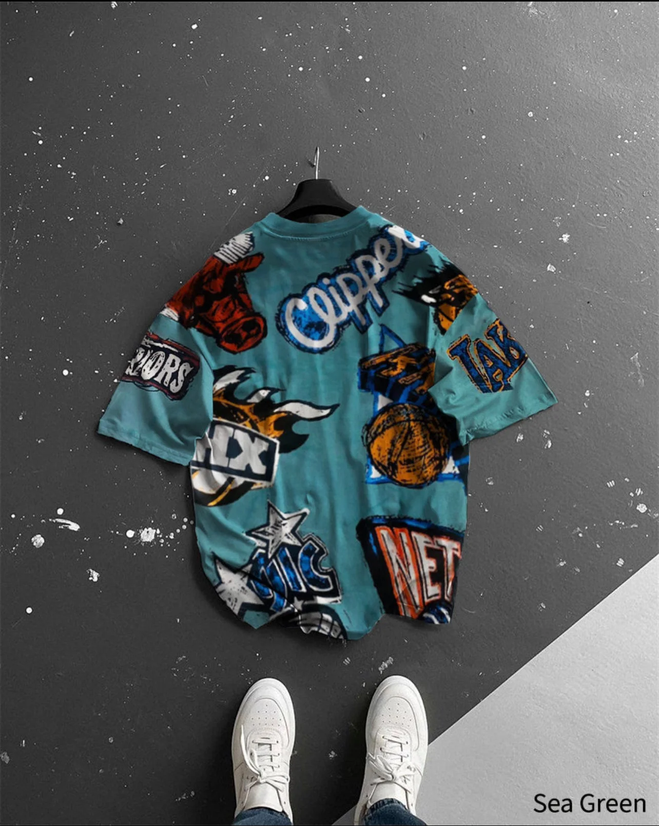 Oversize Clipper Printed T-Shirt - 40% Off - Image 9