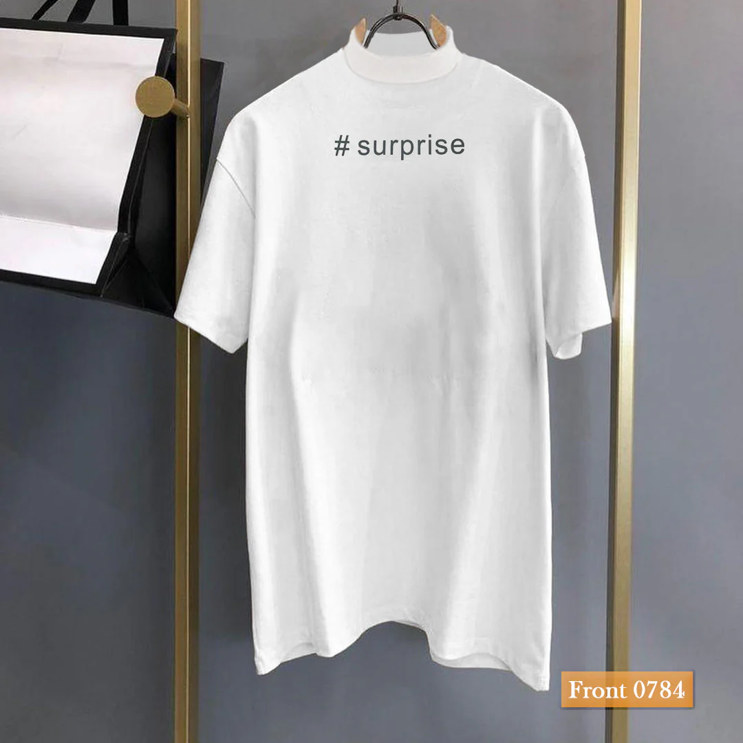 Oversize Surprise T-Shirts - White 0784 - Image 2