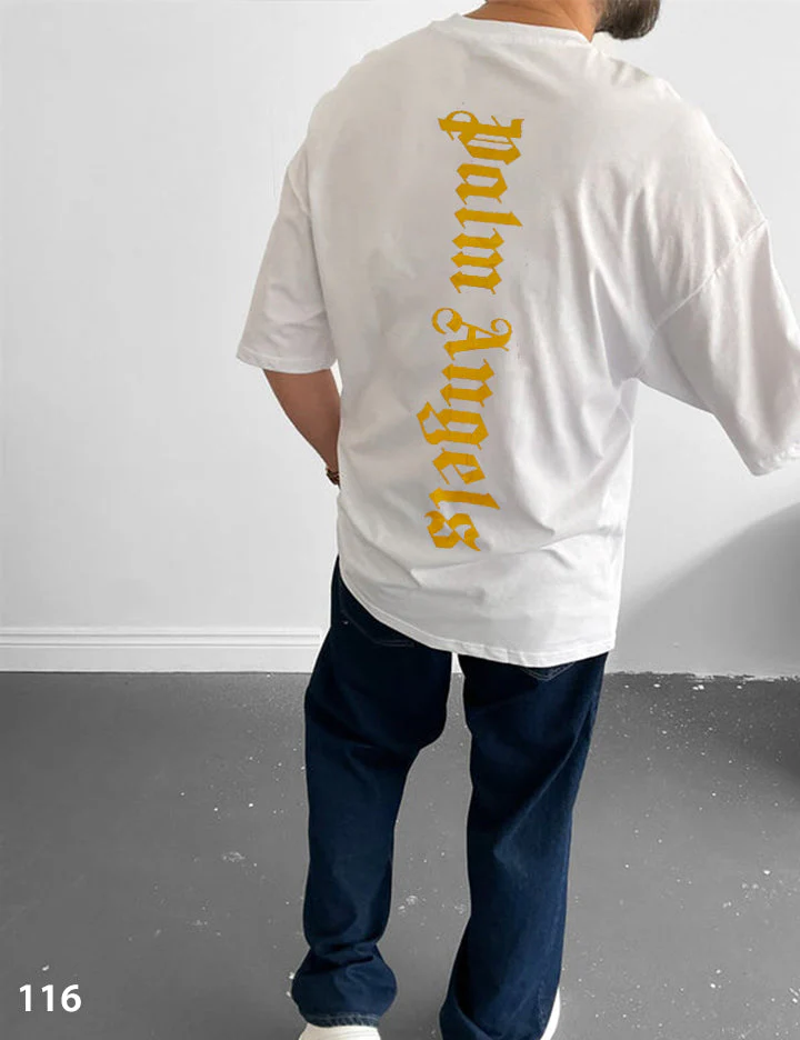 Palm Black T-Shirt Oversize - 40% Off - Image 5