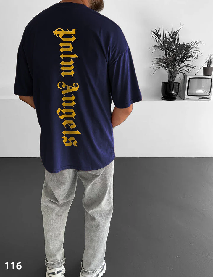 Palm Black T-Shirt Oversize - 40% Off - Image 7