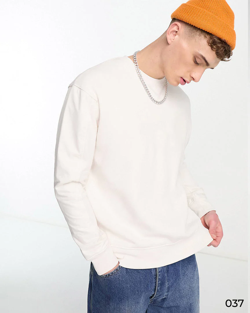 Basic Pastel Sweatshirts - 60% Off