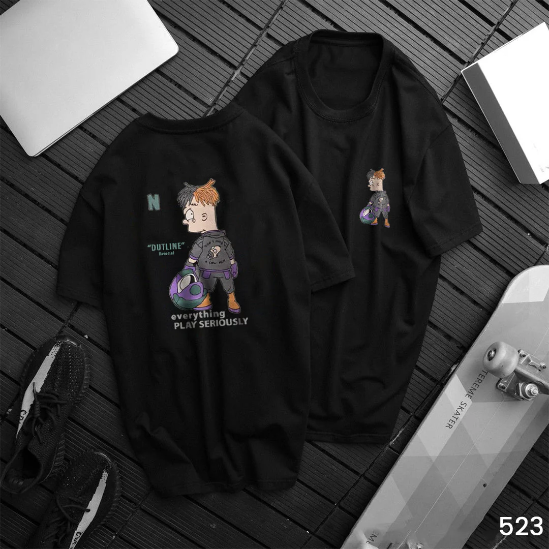 Play Serious Character Tee - Slim Fit - Image 2