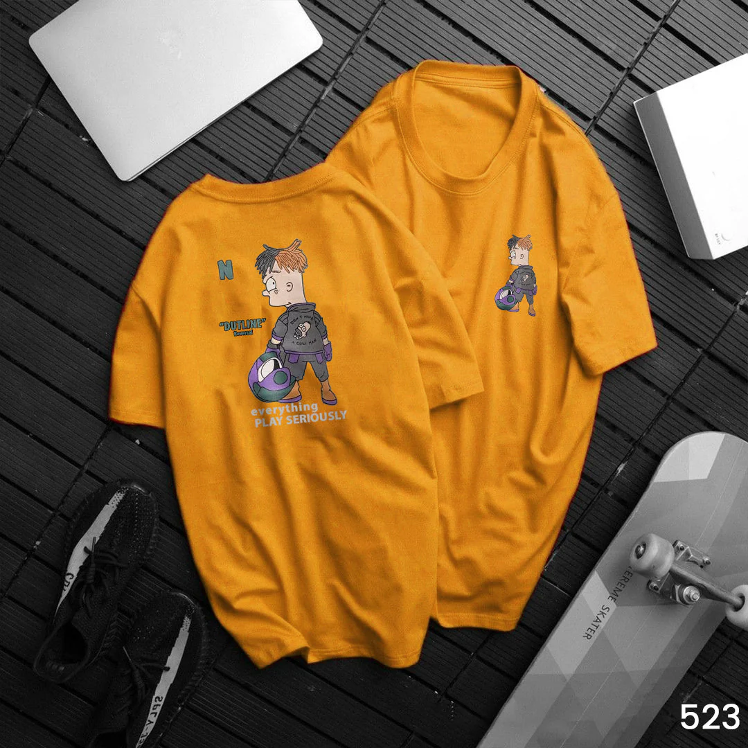 Play Serious Character Tee - Slim Fit - Image 4
