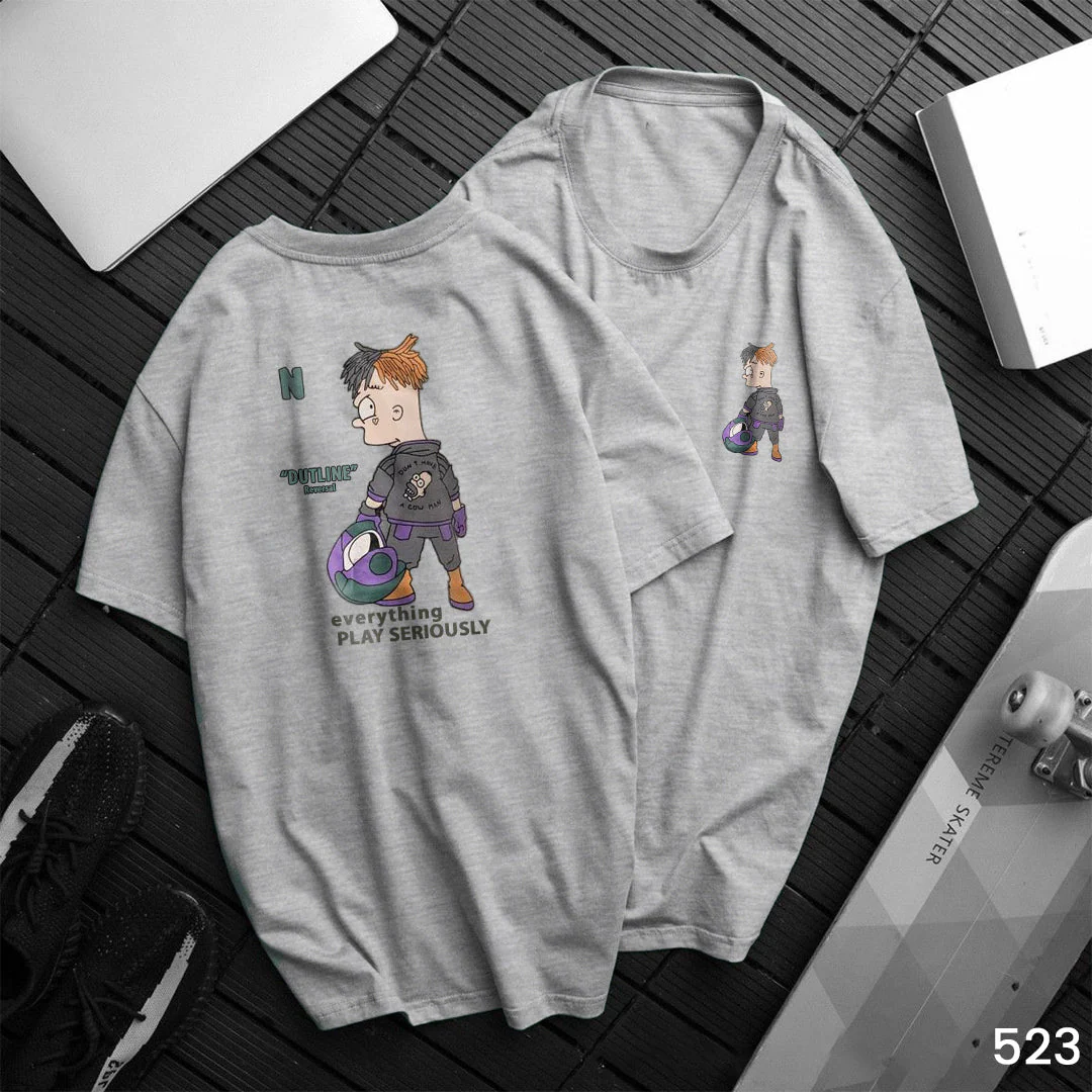 Play Serious Character Tee - Slim Fit - Image 6
