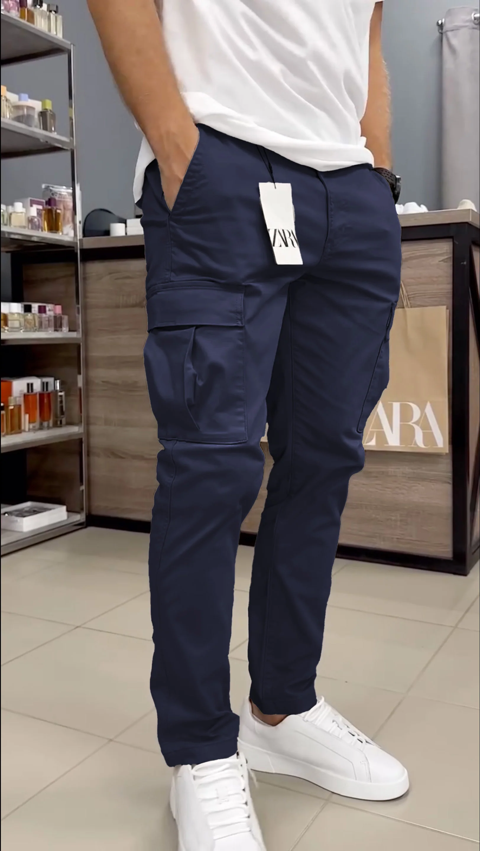 Streetwear Cargo Pants - Modest Fit - Image 4