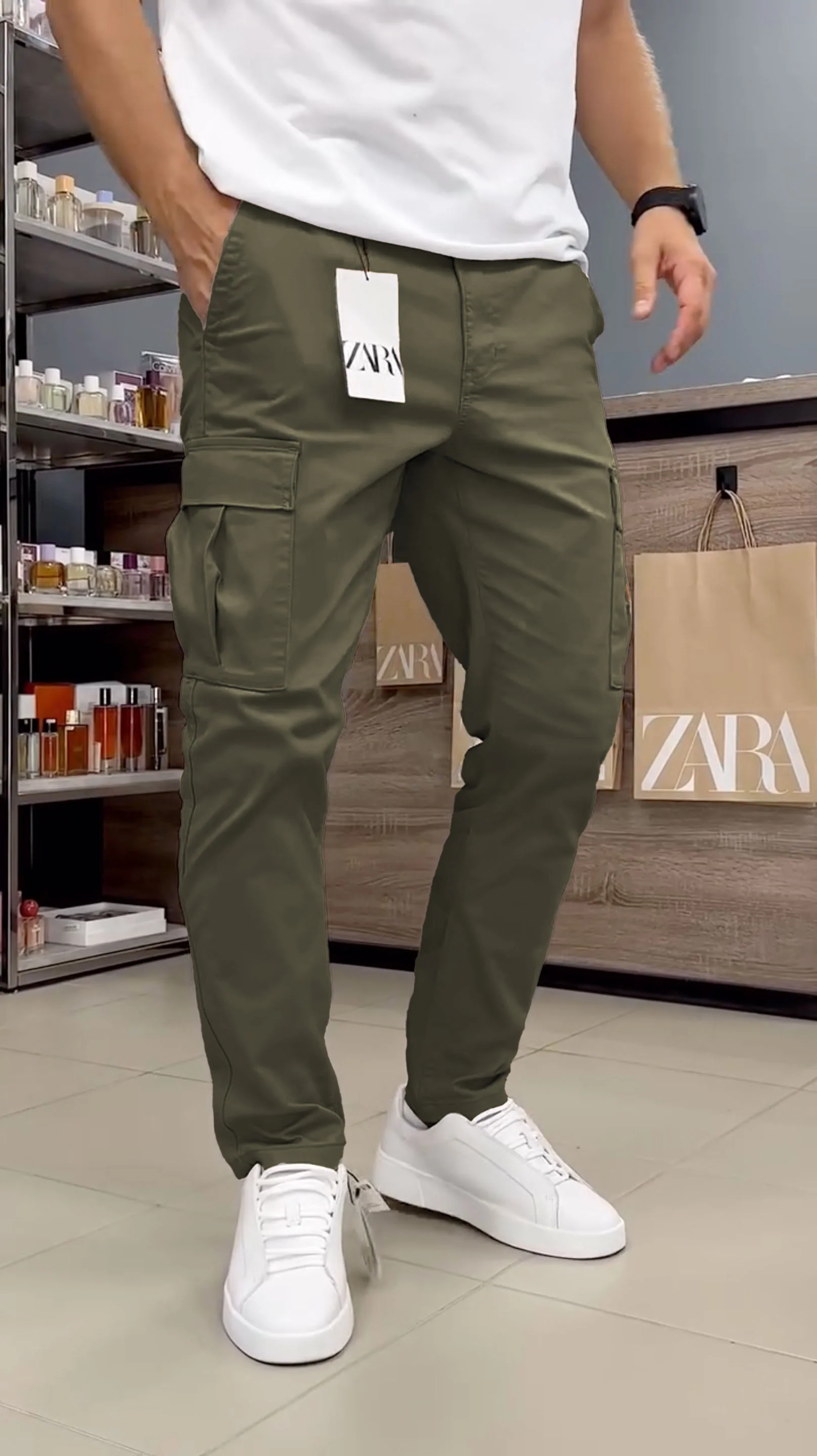 Streetwear Cargo Pants - Modest Fit - Image 6