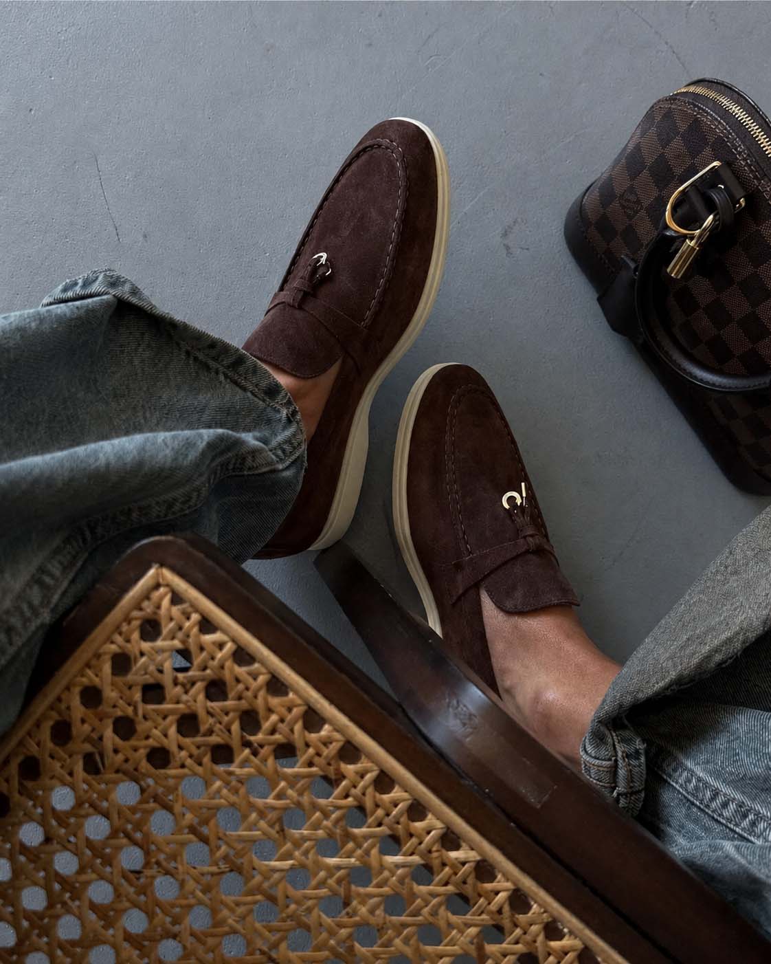 Women Summer Charm Suede Loafers - Old Money Collection