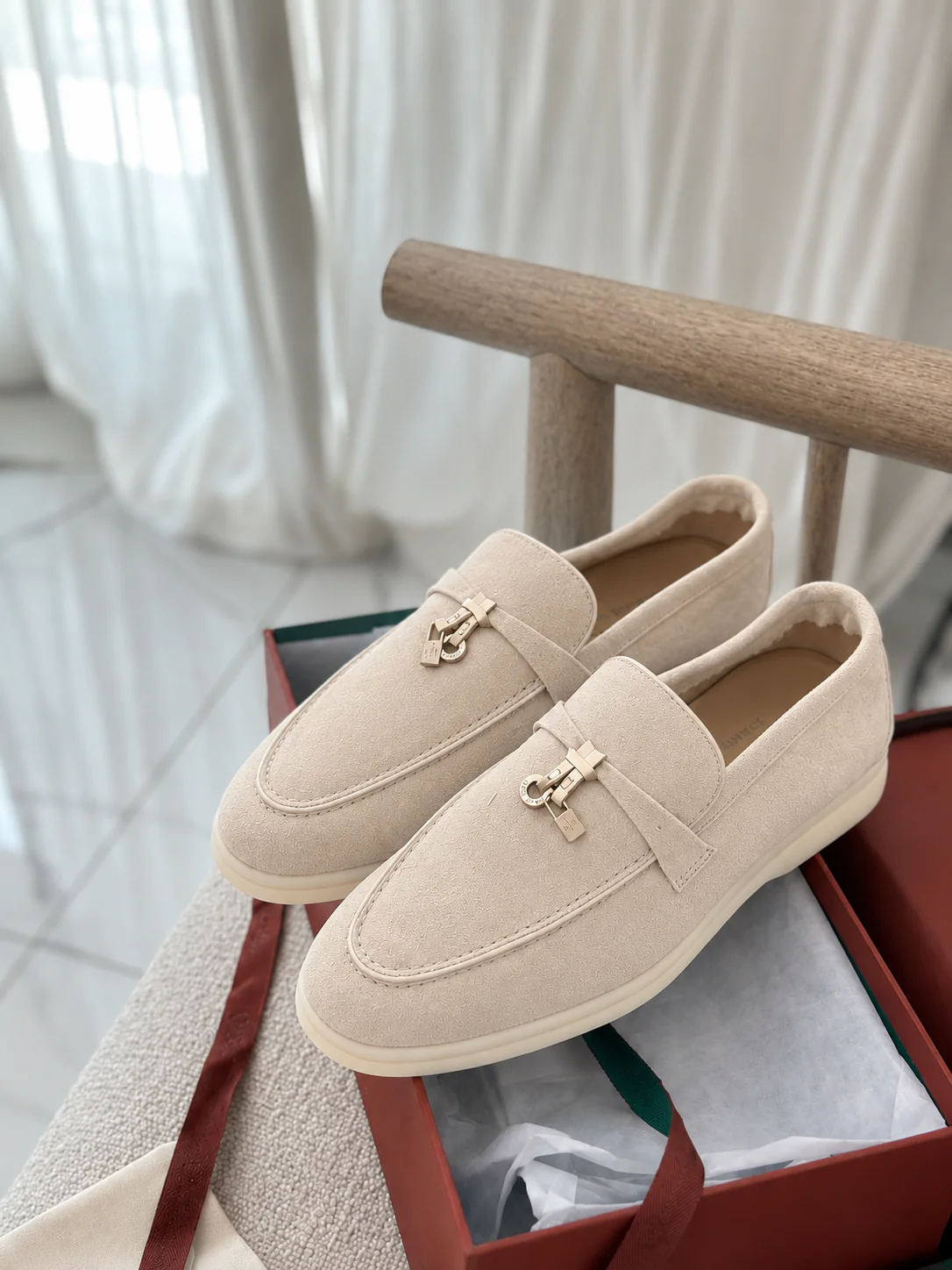 Women Summer Charm Suede Loafers - Old Money Collection - Image 2