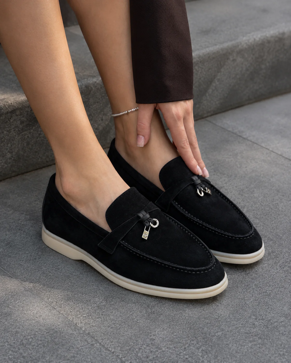 Women Summer Charm Suede Loafers - Old Money Collection - Image 5