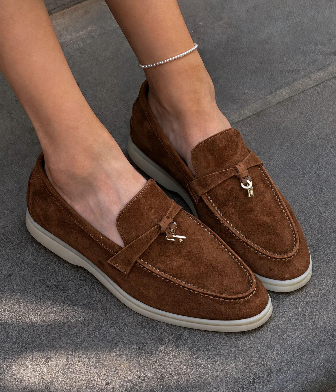 Women Summer Charm Suede Loafers - Old Money Collection - Image 6